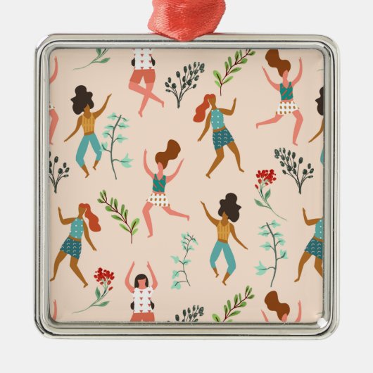 Central Park Zumba Metalen Ornament (Voorkant)