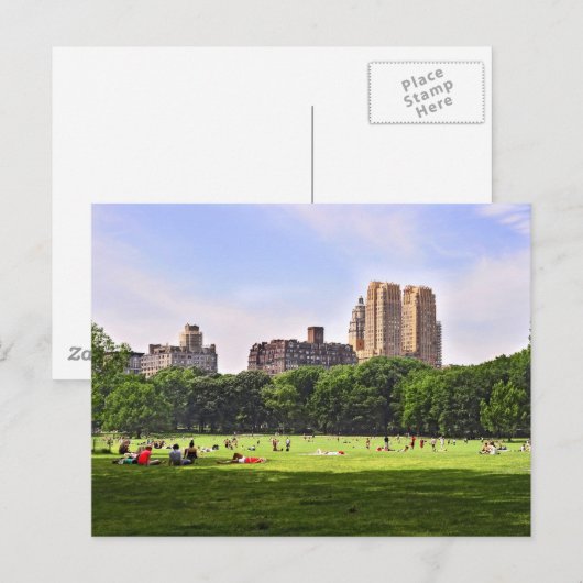 Central Park's Sheep Meadow Briefkaart (Voorkant / Achterkant)