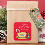 Central Perk vakantie Mok | Christmas Gift Label<br><div class="desc">Voeg een feestelijk tintje toe aan uw geschenken met de Central Perk Holiday Mok Christmas Gift Sticker. Met de iconische Central Perk-logo, omringd door mokken met een vakantiethema en seizoensgebonden accenten, is deze sticker ideaal om charme en nostalgie aan uw kerstcadeaus toe te voegen. Een must-have voor fans van het...</div>