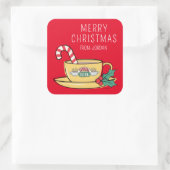 Central Perk vakantie Mok | Christmas Gift Label (Tas)