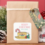 Central Perk vakantie Mok | Christmas Gift Label<br><div class="desc">Voeg een feestelijk tintje toe aan uw geschenken met de Central Perk Holiday Mok Christmas Gift Sticker. Met de iconische Central Perk-logo, omringd door mokken met een vakantiethema en seizoensgebonden accenten, is deze sticker ideaal om charme en nostalgie aan uw kerstcadeaus toe te voegen. Een must-have voor fans van het...</div>