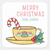 Central Perk vakantie Mok | Christmas Gift Label (Voorkant)