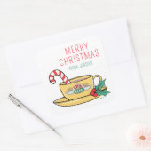 Central Perk vakantie Mok | Christmas Gift Label (Envelop)