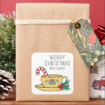 Central Perk vakantie Mok | Christmas Gift Label<br><div class="desc">Voeg een feestelijk tintje toe aan uw geschenken met de Central Perk Holiday Mok Christmas Gift Sticker. Met de iconische Central Perk-logo, omringd door mokken met een vakantiethema en seizoensgebonden accenten, is deze sticker ideaal om charme en nostalgie aan uw kerstcadeaus toe te voegen. Een must-have voor fans van het...</div>