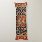 Central Persia Dark Blue Tan  Lichaamskussen (Achterkant (Verticaal))