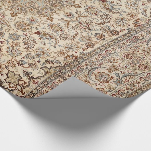 Central Persia Dusty Blue Tan  Cadeaupapier (Hoek)