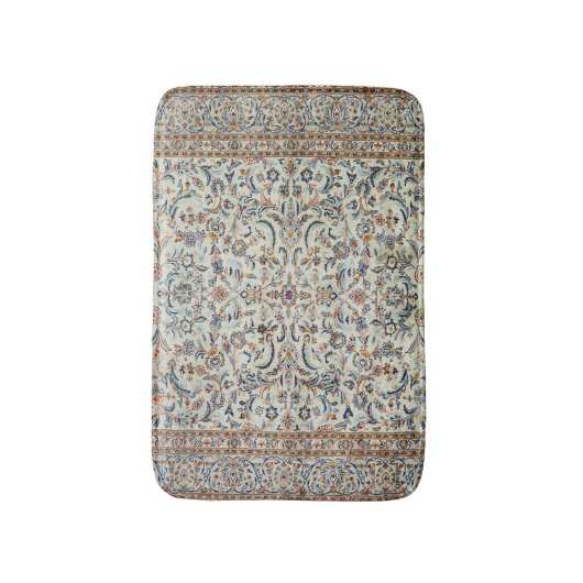 Central Persia Muted Dusty Cream Gray Rug Badmat (Voorkant Verticaal)