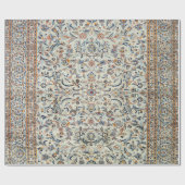 Central Persia Muted Dusty Cream Gray Rug Cadeaupapier (Vlak)