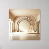 Central Sphere Composition Canvas Afdruk (Voorkant)