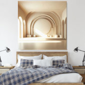 Central Sphere Composition Canvas Afdruk (Insitu (Slaapkamer))