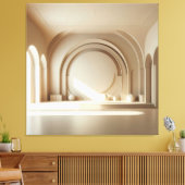 Central Sphere Composition Canvas Afdruk (Insitu (Woonkamer))