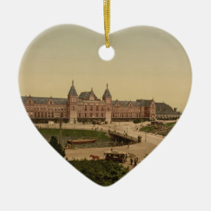 Central Station, Amsterdam, Nederland Keramisch Ornament