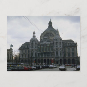 Central Station", Antwerpen, België Briefkaart