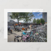 Central Station Bicycle Park, Sights of Amsterdam Briefkaart (Voorkant / Achterkant)