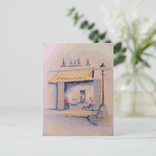 Central Stores Cafe Briefkaart (Staand voorkant)