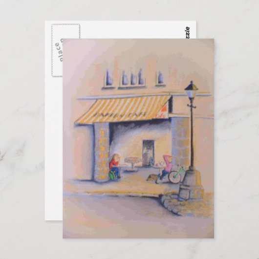 Central Stores Cafe Briefkaart (Voorkant / Achterkant)