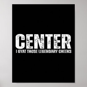 Centrale Aanvallende Lineman _ Grappige Voetbalatl Poster