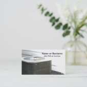 centrale airconditioner voor buiten visitekaartje (Staand voorkant)