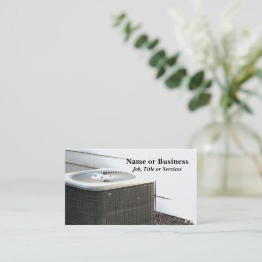 centrale airconditioner voor buiten visitekaartje (Staand voorkant)