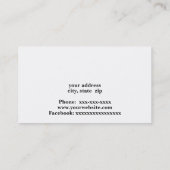 centrale airconditioner voor buiten visitekaartje (Achterkant)