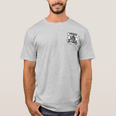 Centrale AR-hoofdstuk - Rond Zwart T-shirt (Voorkant)