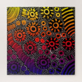 Centrale Australische Aboriginal artiest Naomi Pri Legpuzzel (Verticaal)