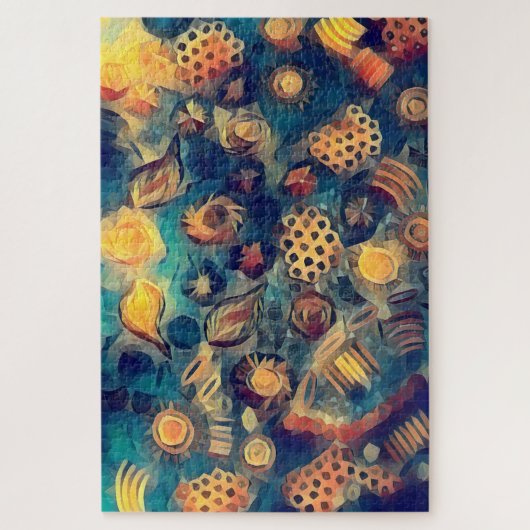 Centrale Australische aboriginal Surrealistische A Legpuzzel (Verticaal)