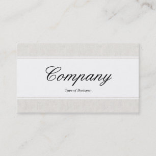 Centrale band (gerand) - Script - Canvas Look Visitekaartje