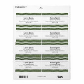 Centrale band II - Blokpatroon Etiket (Full Sheet)