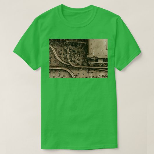 Centrale besturing van de stoomlocomotief t-shirt (Design voorkant)