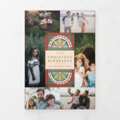 Centrale Boog Antiek Kerst Nieuwsbrief Drieluik Wenskaart (Cover)