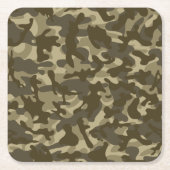 Centrale Camouflage Kartonnen Onderzetters (Voorkant)