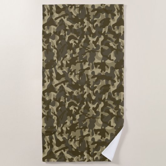 Centrale Camouflage Strandlaken (Voorkant)