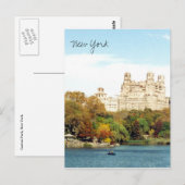 centrale herfst briefkaart (Voorkant / Achterkant)