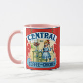 Centrale koffie en cichorei mok (Links)