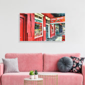 Centrale Kruidenier in de Franse wijk Canvas Afdruk (Insitu (Woonkamer))