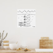 Centrale lucht in Igloos Poster (Keuken)