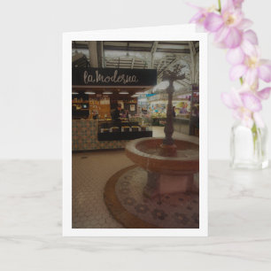 Centrale Markt van Valencia, Spanje Kaart