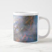 Centrale neutronenster in de krabnevel. grote koffiekop (Rechts)