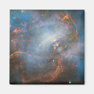 Centrale neutronenster in de krabnevel. magneet