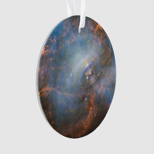 Centrale neutronenster in de krabnevel. ornament (voorkant)