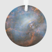 Centrale neutronenster in de krabnevel. ornament (achterkant)