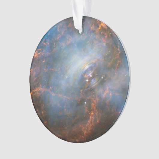 Centrale neutronenster in de krabnevel. ornament (voorkant)