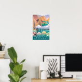 Centrale Oregon-afdruk Poster (Thuiskantoor)