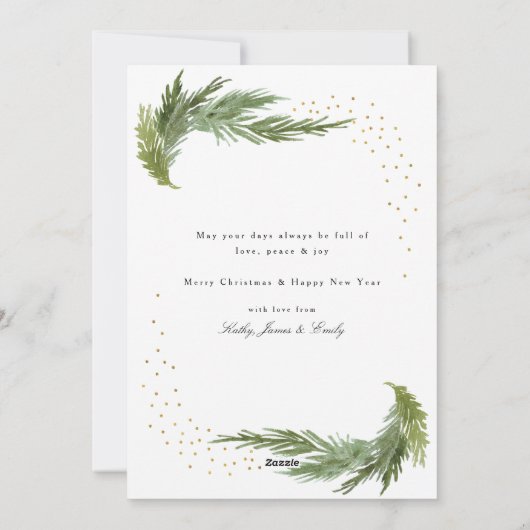 Centrale Park Feestdagenkaart (Achterkant)