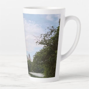 Centrale Park New York City Silhouette & Meer Schi Latte Mok