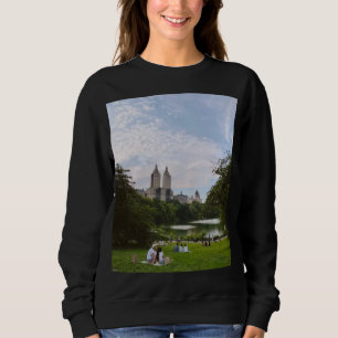 Centrale Park New York City Silhouette & Meer Schi Trui