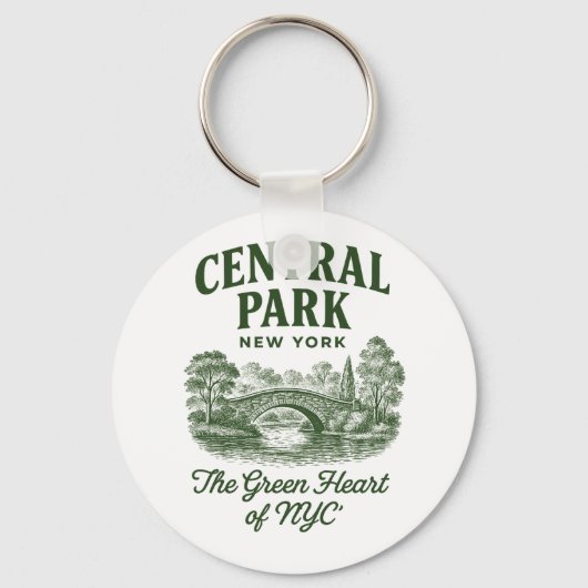 Centrale Park New York Sleutelhanger (Voorkant)