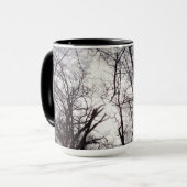Centrale-parkbomen in de winter mok (Voorkant links)