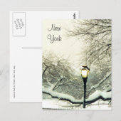 centrale sneeuwboom briefkaart (Voorkant / Achterkant)